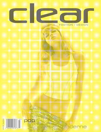 Clear magazine cover with wrap