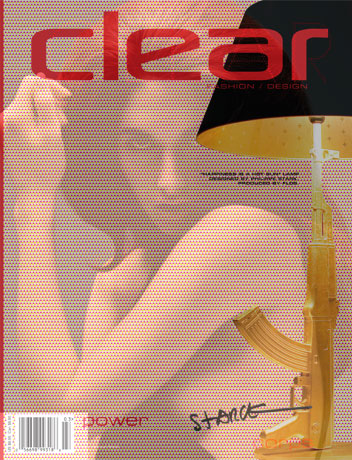 Clear magazine cover with wrap